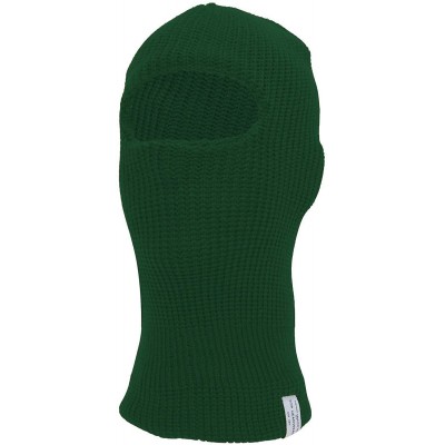 Balaclavas Face Ski Mask 1 Hole - Forest Green - CG11BK3IKUF $10.28