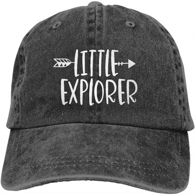 Baseball Caps Beach Life Baseball Cap Cotton Adjustable Lake Life Little Explorer Sun Please Unisex Hat - Little Explorer Bla...