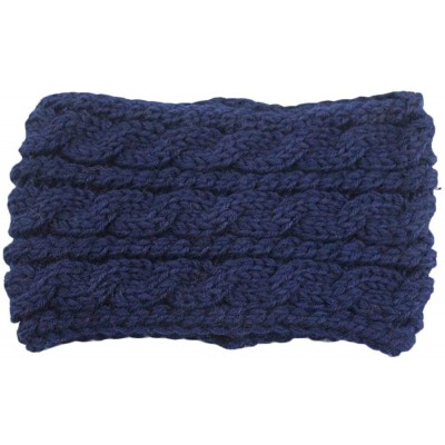 Cold Weather Headbands Womens Winter Knitted Headband Soft Crochet Knotting Hair Band Turban Headwrap Hat Cap - CU193QS67WE $...