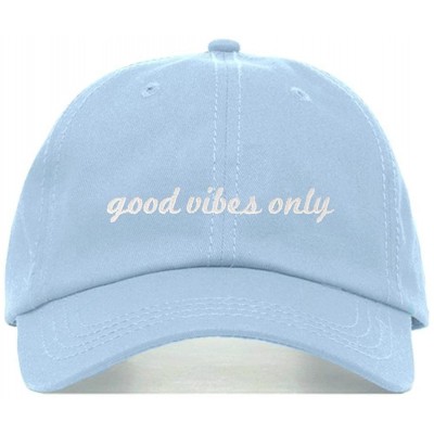 Baseball Caps Baseball Embroidered Unstructured Adjustable Multiple - Baby Blue - CW187MHT2ZO $13.24