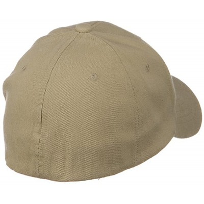 Baseball Caps Low Profile Washed Flex Cap - Khaki - C218GYAW3O8 $20.02