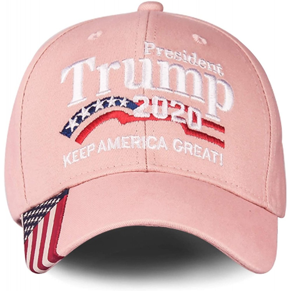 Baseball Caps Donald Trump 2020 Hat Keep America Great Embroidered MAGA USA Adjustable Baseball Cap - D-3-pink - CQ18XLXNIWA ...