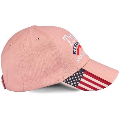 Baseball Caps Donald Trump 2020 Hat Keep America Great Embroidered MAGA USA Adjustable Baseball Cap - D-3-pink - CQ18XLXNIWA ...