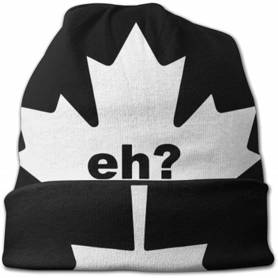 Skullies & Beanies Unisex Comfortable Slouchy Beanie Hat Stretchy Baggy Skull Cap - Eh Canada Flag Maple - C418AMX69Y4 $20.77