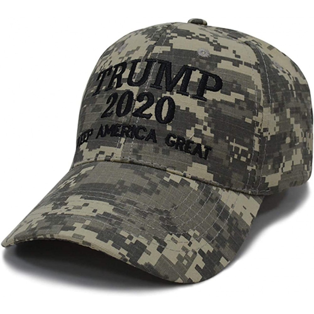 Baseball Caps Camouflage Baseball Cap Make America Great Again Hat Trump Slogan Hat - Light2020 - CQ18OWGZR3K $10.20
