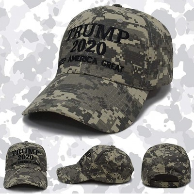 Baseball Caps Camouflage Baseball Cap Make America Great Again Hat Trump Slogan Hat - Light2020 - CQ18OWGZR3K $10.20