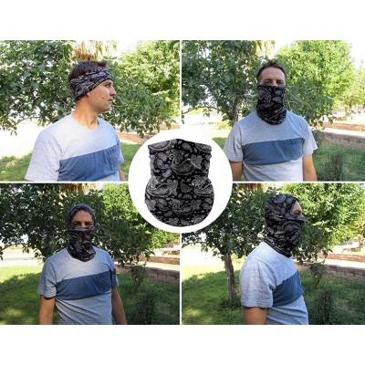 Balaclavas Neck Gaiter-Multifunctional Bandana Headwear Headband Face Scarf for Dust-Outdoors-Festivals-Sports - CH198SIN5N8 ...