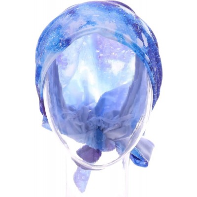 Skullies & Beanies Women Chemo Headscarf Pre Tied Hair Cover for Cancer - Blue Starry Sky - C0198KNWS7L $11.61