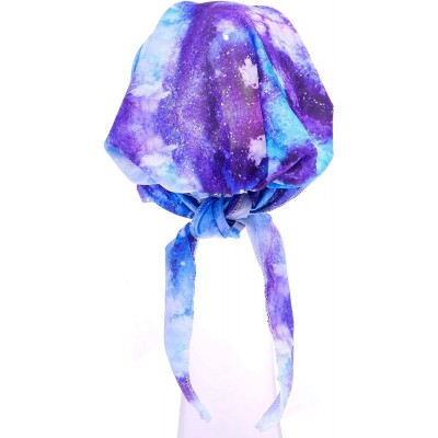 Skullies & Beanies Women Chemo Headscarf Pre Tied Hair Cover for Cancer - Blue Starry Sky - C0198KNWS7L $11.61