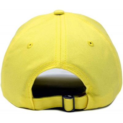 Baseball Caps NY Baseball Cap NY Hat New York City Cotton Twill Dad Hat - Minion Yellow - C118M7X8WMD $9.25