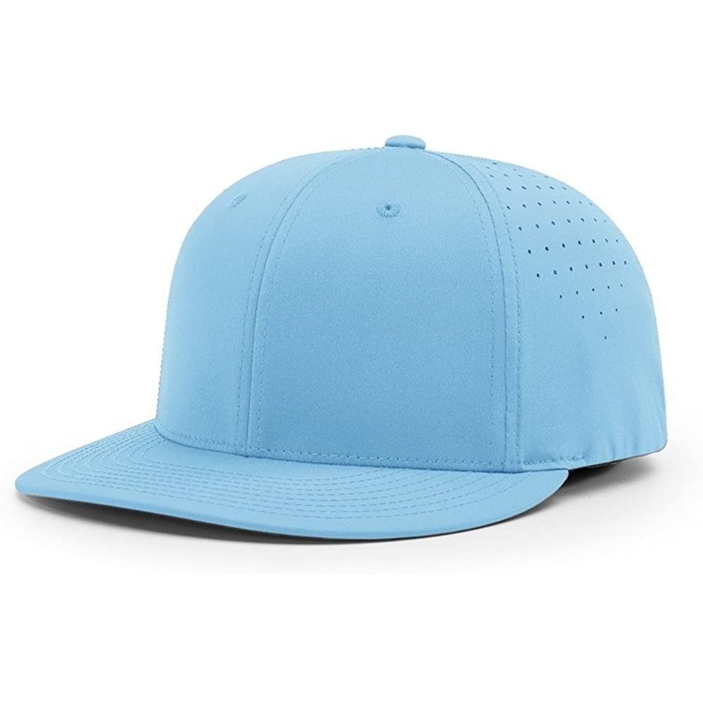 Baseball Caps PTS30 LITE R-Flex PTS 30 FIT Baseball HAT Ball Cap - Columbia Blue - C7186XSGQWR $11.15