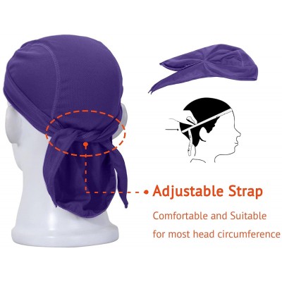 Skullies & Beanies Bicycle Running mask doo rag Skull Cap Skull hat Pack of 3 - Set 4 - CQ17YXS02Z8 $12.02