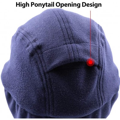 Baseball Caps Women Winter Fleece Baseball Caps with Drop Down Ear Warmer Girl Ponytail Hats Mountain Ski Running Cap Men Vis...