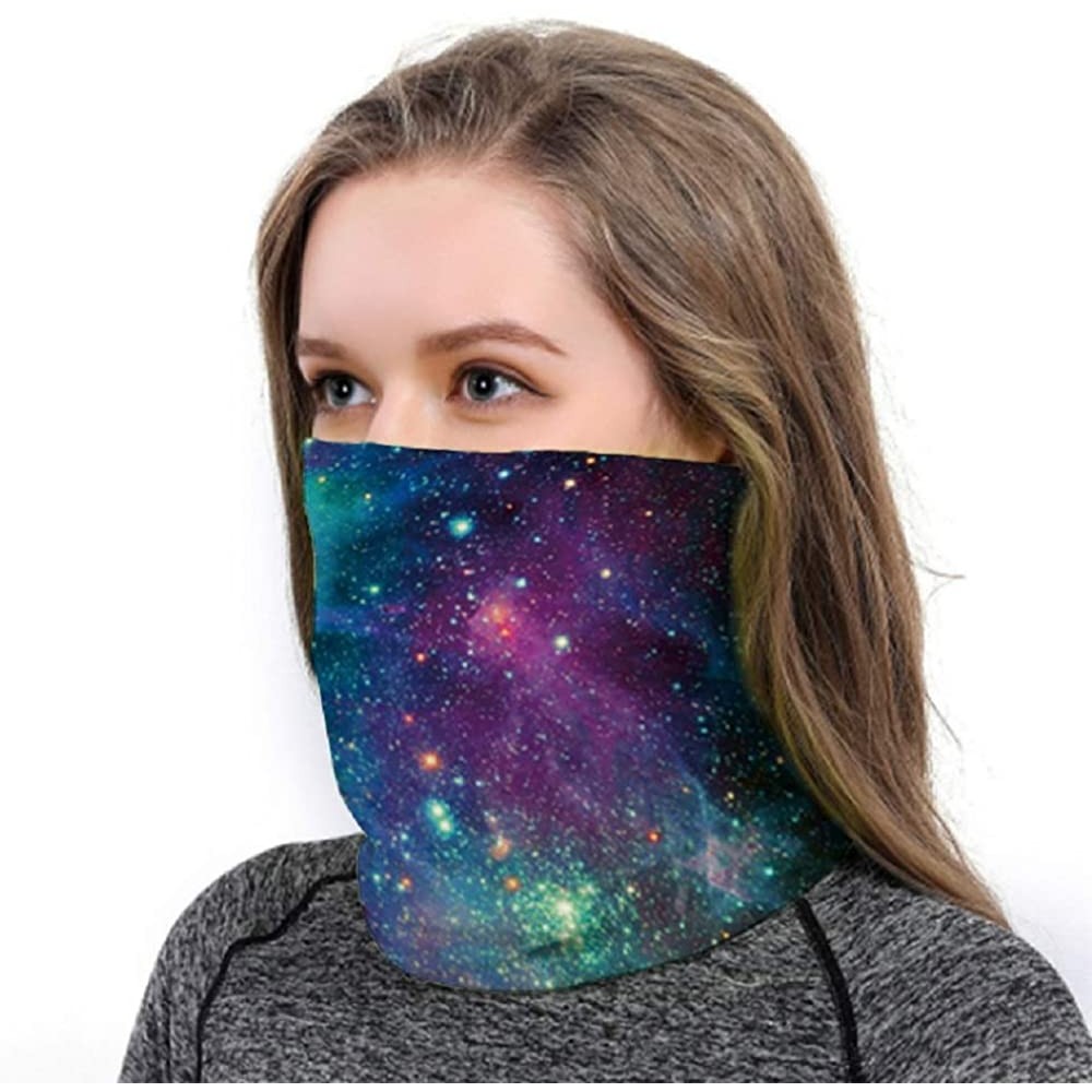 Balaclavas Quickly Dry Breathable Bandana Face Mask Reuseble- Balaclava Face Mask- Elastic Seamless Sunscreen Neck Gaiter - C...