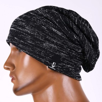 Skullies & Beanies Men's Slouch Slouchy Beanie Oversize Summer Winter Skull Cap N010 - Mutil-black - CJ18AKUKRX3 $13.33