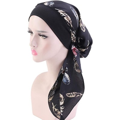 Skullies & Beanies Vintage Elastic Cotton Turbans Multifunction - 3pcs-a - CL197K2896R $21.94