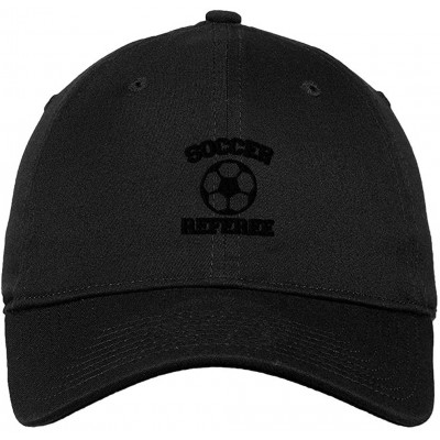 Baseball Caps Soccer Referee Embroidered Unstructured Profile - C6188SOH7SI $14.85