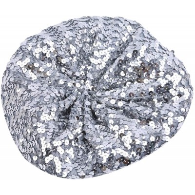 Berets Performance Dancing Vintage Headwear - Silver - C318OZ3C4AH $7.68