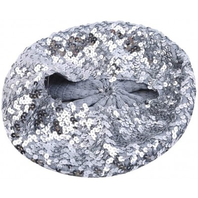 Berets Performance Dancing Vintage Headwear - Silver - C318OZ3C4AH $7.68