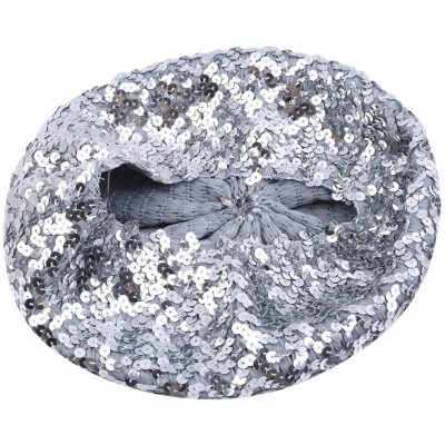 Berets Performance Dancing Vintage Headwear - Silver - C318OZ3C4AH $7.68