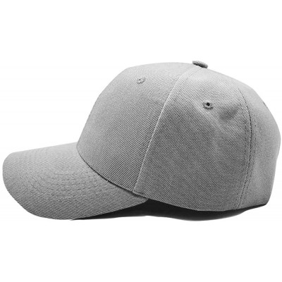 Baseball Caps Baseball Cap Casual Adjustable Plain Baseball Hat for Men Women Dad Tucker Ball Cap - 1 Pcs Grey - CX192W2TU0D ...