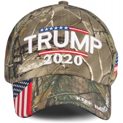 Baseball Caps Donald Trump 2020 Hat Keep America Great Embroidered MAGA USA Adjustable Baseball Cap - E-1-camo - CN18T5LXRNE ...