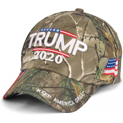 Baseball Caps Donald Trump 2020 Hat Keep America Great Embroidered MAGA USA Adjustable Baseball Cap - E-1-camo - CN18T5LXRNE ...