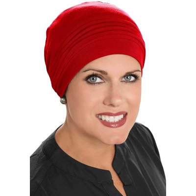 Skullies & Beanies Bamboo Couture Cap- Cancer Headwear for Women - Salsa - CE197K4Y4UU $17.69