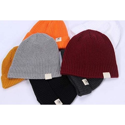 Skullies & Beanies Swag Short Fisherman Beanie for Men Women- Rolled Cuff Harbour Hat Wool Knit Cuff Winter Warm Ski Skull Ha...