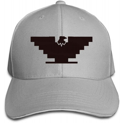 Baseball Caps Unisex Baseball Cap Aztlan Huelga Bird Dad Hat Adjustable - Gray - C918XD7RIG3 $15.70