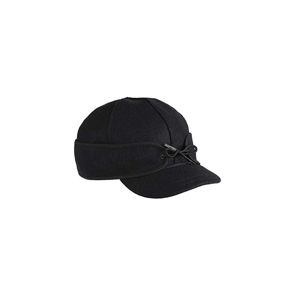 Baseball Caps Millie Kromer Cap - Winter Wool Hat with Ponytail Opening - Black - CR12O41TR55 $44.59
