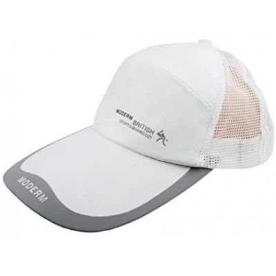 Baseball Caps Summer Quick Dry Mesh Baseball Cap Sports Cycling Running Fishing Golf Sun Hat - White - C8121TOD82J $7.59