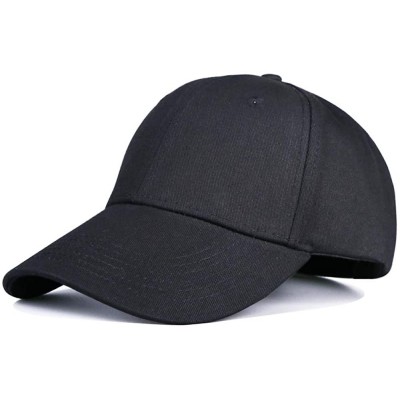 Baseball Caps Baseball Caps Classic Dad Hat Men Women Adjustable Size 35 Optional - 501 Black - CH18SXUCLHW $9.76