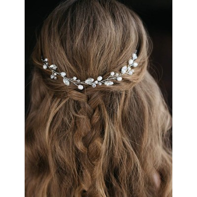 Headbands Wedding Hair Vine Accessory Bridal Headpiece for Bride and Bridesmaids HV-512 - C218HK0LX3R $21.07