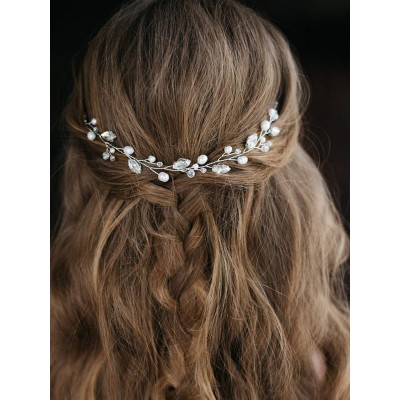 Headbands Wedding Hair Vine Accessory Bridal Headpiece for Bride and Bridesmaids HV-512 - C218HK0LX3R $10.26