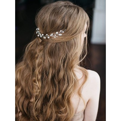 Headbands Wedding Hair Vine Accessory Bridal Headpiece for Bride and Bridesmaids HV-512 - C218HK0LX3R $10.26