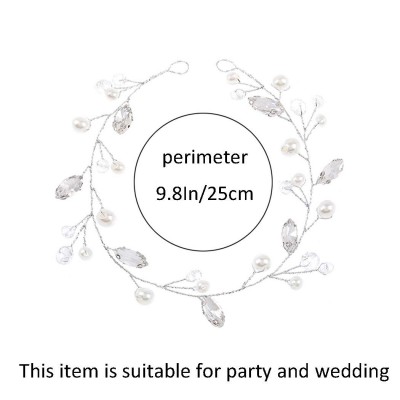 Headbands Wedding Hair Vine Accessory Bridal Headpiece for Bride and Bridesmaids HV-512 - C218HK0LX3R $10.26