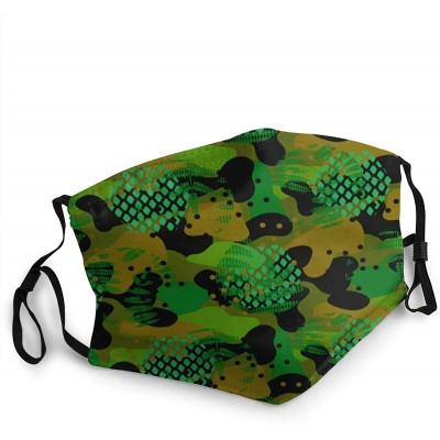 Balaclavas Hawaiian Tropical Printed Adjustable Face Mask - 5 Black - C4199GQCHL7 $17.08