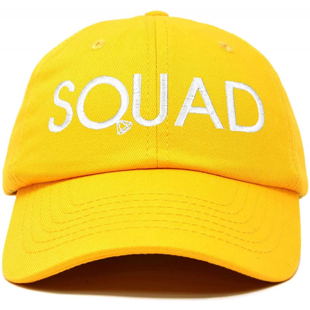 Baseball Caps Bachelorette Party Bride Hats Tribe Squad Baseball Cotton Caps - Squad-gold - C618HU8TY9S $9.53