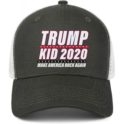 Baseball Caps Trump-2020-white-and-red- Baseball Caps for Men Cool Hat Dad Hats - Trump Kid 2020-2 - CC18U9I4COE $14.20