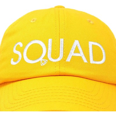 Baseball Caps Bachelorette Party Bride Hats Tribe Squad Baseball Cotton Caps - Squad-gold - C618HU8TY9S $9.53