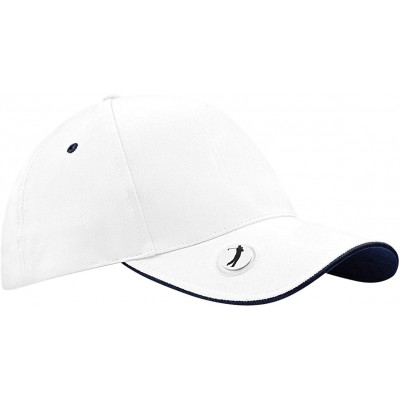 Baseball Caps Pro-Style Ball Mark Golf Baseball Cap/Headwear - French Navy - C111E5O5E9B $9.42