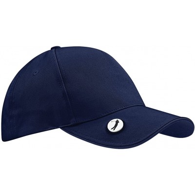 Baseball Caps Pro-Style Ball Mark Golf Baseball Cap/Headwear - French Navy - C111E5O5E9B $9.42