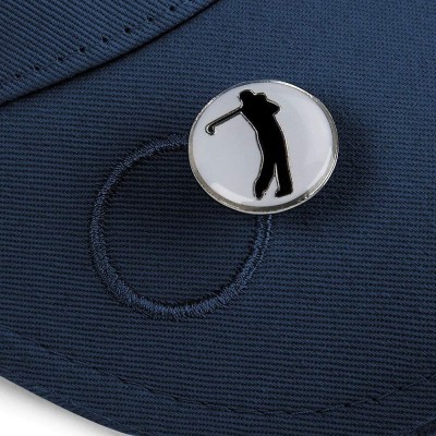 Baseball Caps Pro-Style Ball Mark Golf Baseball Cap/Headwear - French Navy - C111E5O5E9B $9.42