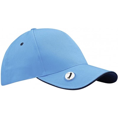 Baseball Caps Pro-Style Ball Mark Golf Baseball Cap/Headwear - French Navy - C111E5O5E9B $9.42
