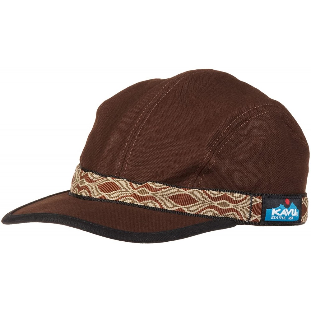 Rain Hats Unisex Strapcap - Chocolate - CB112PQKIT7 $26.06