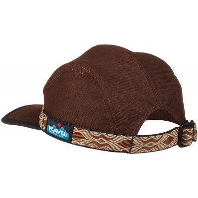 Rain Hats Unisex Strapcap - Chocolate - CB112PQKIT7 $26.06