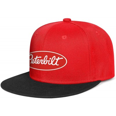 Baseball Caps Men Novel Baseball Caps Adjustable Mesh Dad Hat Strapback Cap Trucks Hats Unisex - Red-3 - CU18AH0TTMC $33.55