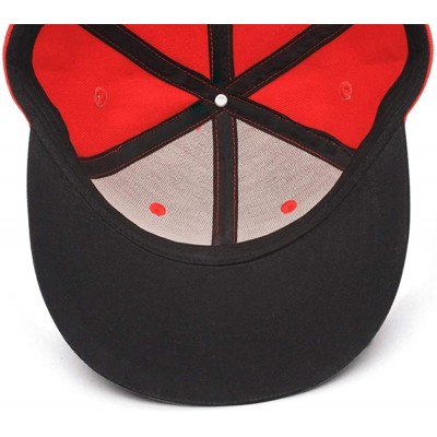 Baseball Caps Men Novel Baseball Caps Adjustable Mesh Dad Hat Strapback Cap Trucks Hats Unisex - Red-3 - CU18AH0TTMC $19.43