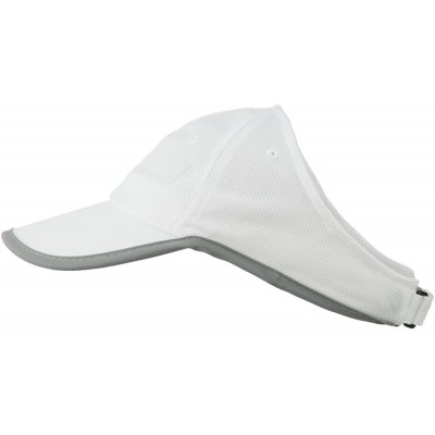 Baseball Caps Athletic Mesh Ponytail Cap - White - CI11RNPEGVB $29.51